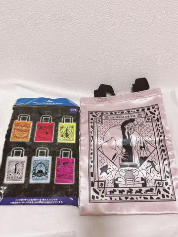 디즈니랜드 할로윈 빌런 토트백 크루엘라