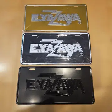 E.YAZAWA 로고 플레이트 3개 세트