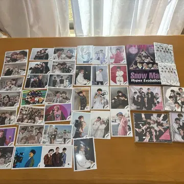 SnowMan CD, 엽서, 메모장, 미니 클리어 파일, 도서 세트.