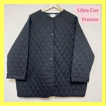 새상품급 Libra Cue 리브라 퀼팅 숏코트 블랙