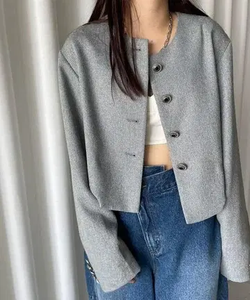 Ameri DEFORMATION SUMMER TWEED JACKET