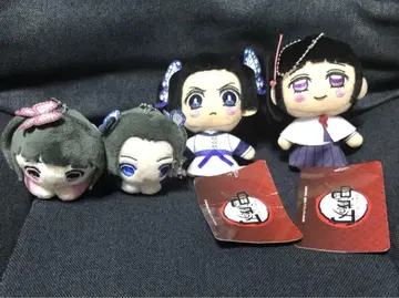 귀멸의 칼날 하구캐릭터 봉제 인형 키체인 마스코트 카나오 아오이