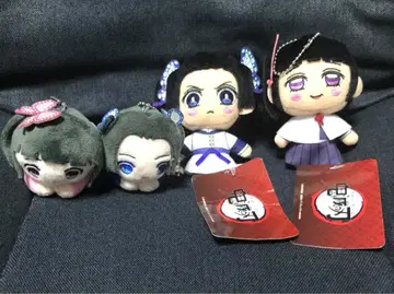 귀멸의 칼날 하구캐릭터 봉제 인형 키체인 마스코트 카나오 아오이