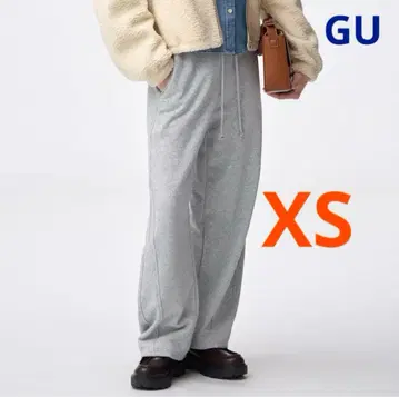 맨투맨 배럴 레그 팬츠 그레이 XS 사이즈 지유