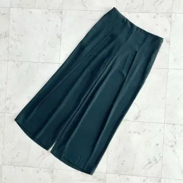 띠어리 와이드 팬츠 그린 00