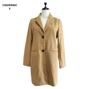 ( 838 ) CIAOPANIC TYPY 롱 코트 체스터 코트 브라운