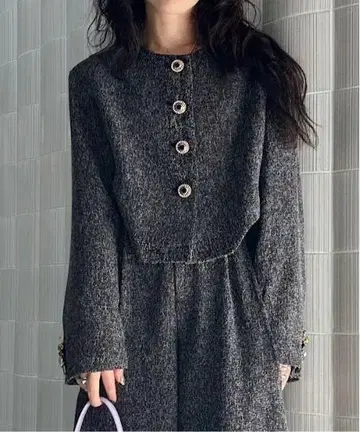 Ameri DEFORMATION SUMMER TWEED JACKET