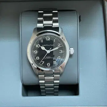 해밀턴 머프 38mm H70405130 SS 블레스 새상품급