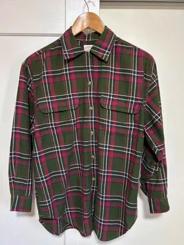 BrooksBrothers 타탄 체크 긴팔 셔츠 M