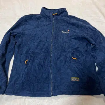 LL Bean 엘엘빈 기업 로고 자수 플리스 풀 집업 자켓