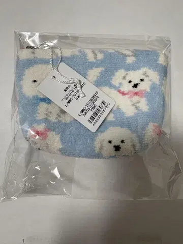 페이러 모후모후 완찬 보트형 파우치 S 페일 블루