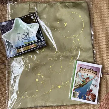 디즈니 프린세스 제일복권 피터팬 토트백 엽서 플레이트