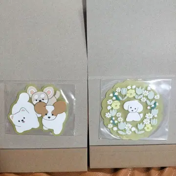 테라오카 나츠미 여러 가지 강아지 러버 코스터 2종 세트
