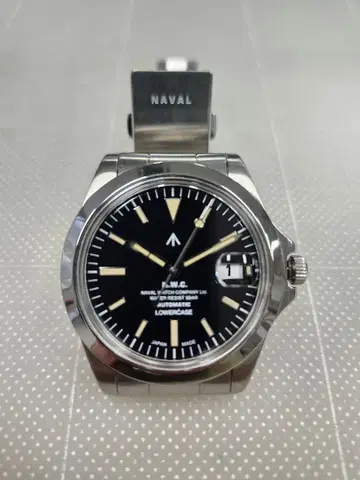 NAVAL 자동 와인딩 손목시계 블랙 다이얼