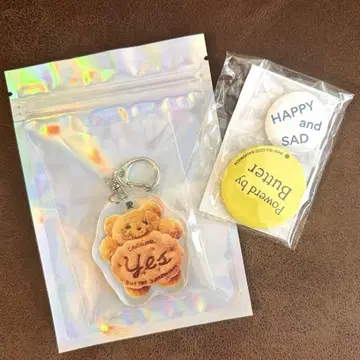 노 레이즌 샌드 가챠가챠 키링 캔뱃지