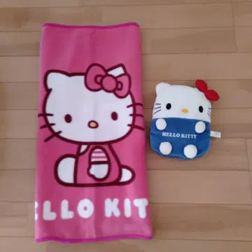 헬로키티 담요 & 핫팩