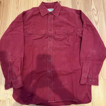 L.L.Bean 빨간색 긴팔 셔츠 레드 샤모어 셔츠 엘엘빈