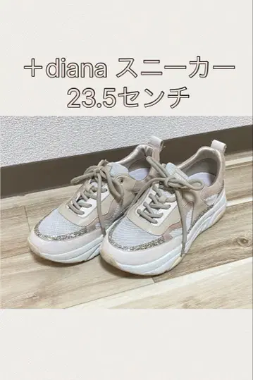 새상품급 +diana 다이애나 스니커즈 라메 23.5