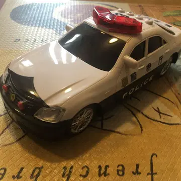 경찰차 미니카 빨간색 사이렌 포함 24cm