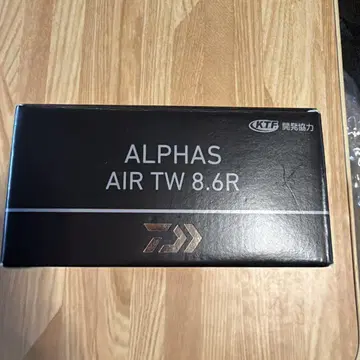 DAIWA ALPHAS AIR TW 8.6R 베이트릴 핸들 포함.