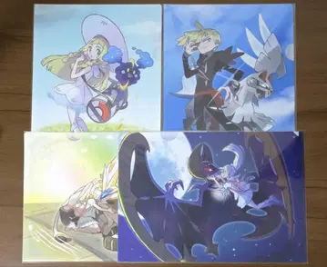 포켓몬 센터 오리지널 A4 클리어 파일 리리에, 글라디오만 4개 세트