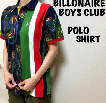 BILLIONAIRE BOYS CLUB ^1 리 패턴 반팔 피케 셔츠