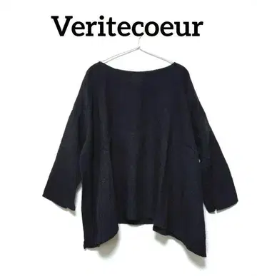 [ 새상품급 ] veritecoeur 베리떼꾸르 린넨 블라우스 상의 블랙