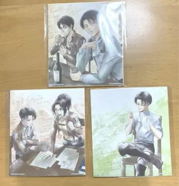 진격의 거인 리바이 엘렌 한지 색지 색컬렉션 조사병단 세트