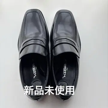 미사용 새상품 NETTUNO 블랙 비즈니스 슈즈 26.5cm 3E