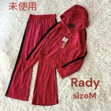 미사용 레이디 벨로아 레이스 셋업 저지 M
