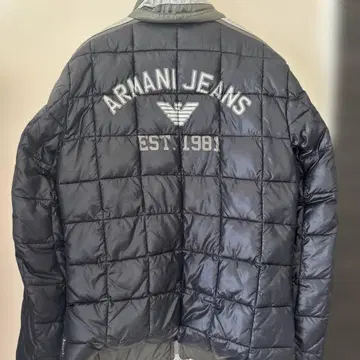 Armani Jeans 다운 자켓 블랙