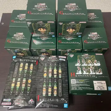 제일복권 진격의 거인 G상 쵸코놋코 피규어 + H상 I상 28개