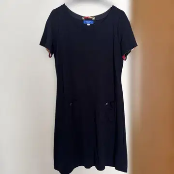 BLUE LABEL 반팔 원피스 38 네이비