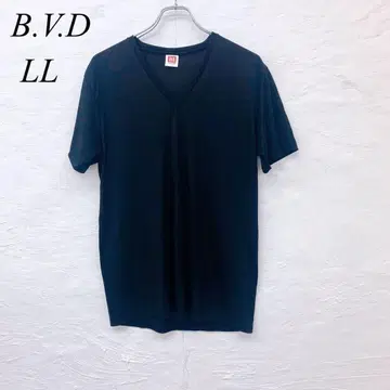 e5548 [비비디] V넥 내의 남성용 LL 블랙 스트레치 소재