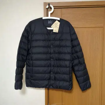 무인양품 블랙 다운 자켓 XL