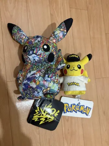 시부야의 피카츄 피카츄 봉제 인형 포켓몬 센터