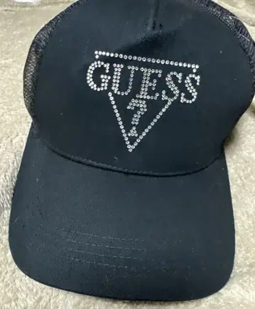 GUESS 블랙 캡 사이즈 ONE