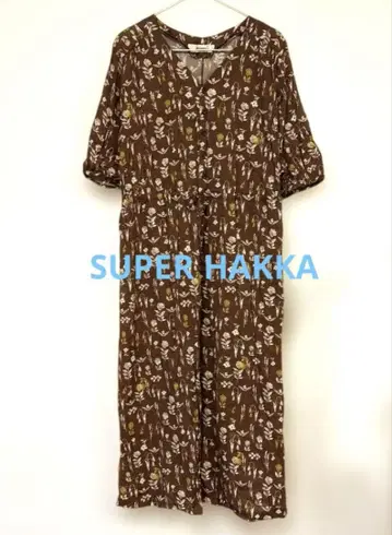 [새상품급] 슈퍼 하카 꽃무늬 프린트 원피스 SUPER HAKKA