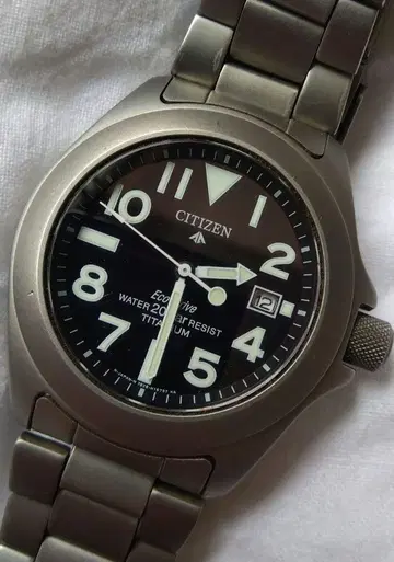 [새상품급] CITIZEN Eco-Drive 시티즌 프로마스터 티타늄제