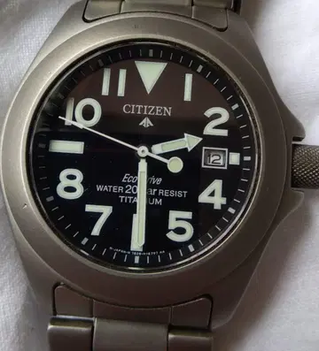 [새상품급] CITIZEN Eco-Drive 시티즌 프로마스터 티타늄제