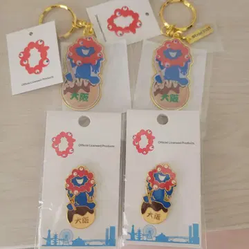 [새상품] 미야쿠미야쿠 오사카 캐릭터 키링 핀배지