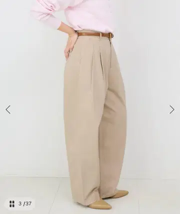 치노 턱 커비 팬츠 슬로브 이에나