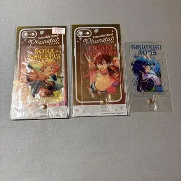 앙스타 폰탭 아오바 츠무기 하루카와 소라 모리사와 치아키 3종 세트