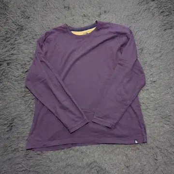 THE NORTH FACE 퍼플 긴팔 티셔츠 XL