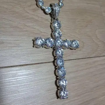 지르코니아 크로스 목걸이