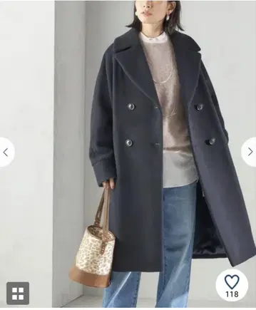 TICCA 텐트 코트 네이비 새상품급