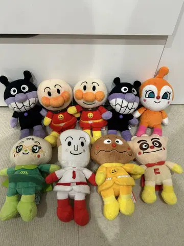 호빵맨 봉제 인형 세트