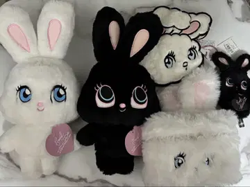 foxy 일러스트 묶음 판매 5세트 봉제 인형 파우치