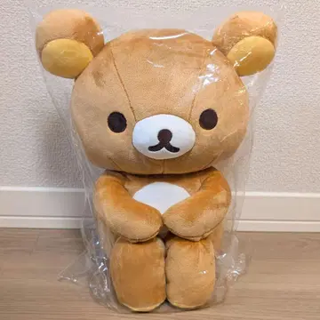 곁에 있어요 리락쿠마 봉제 인형 앉은 자세 비 온 뒤 맑음의 리락쿠마