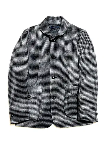 SHIPS 하운드투스 울 자켓 남성용 S 퀼팅 라이너 스탠드 카라